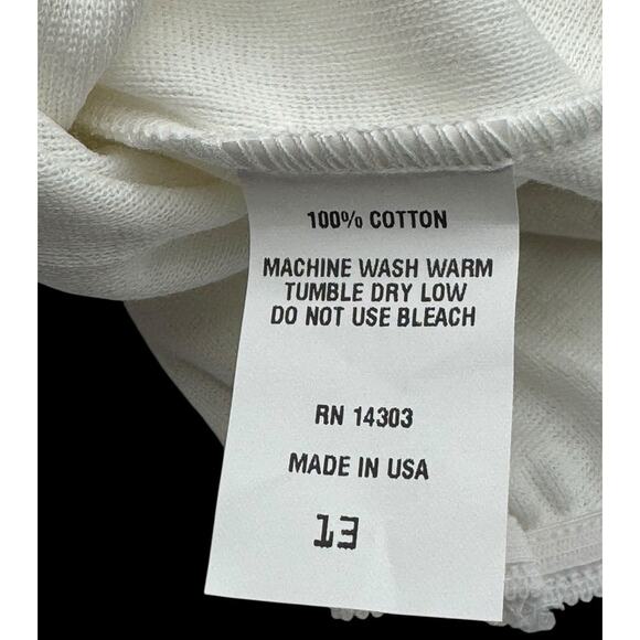 Vintage Lady Camille 2 Pair Underwear Granny Panties Size 13 Solid White Cotton - Picture 8 of 8